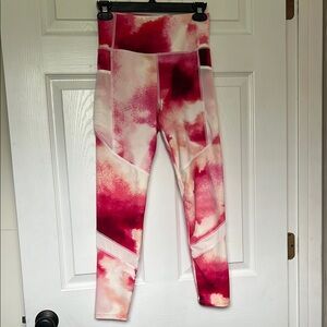 Women’s  Pink Tie-Dye Leggings Size S